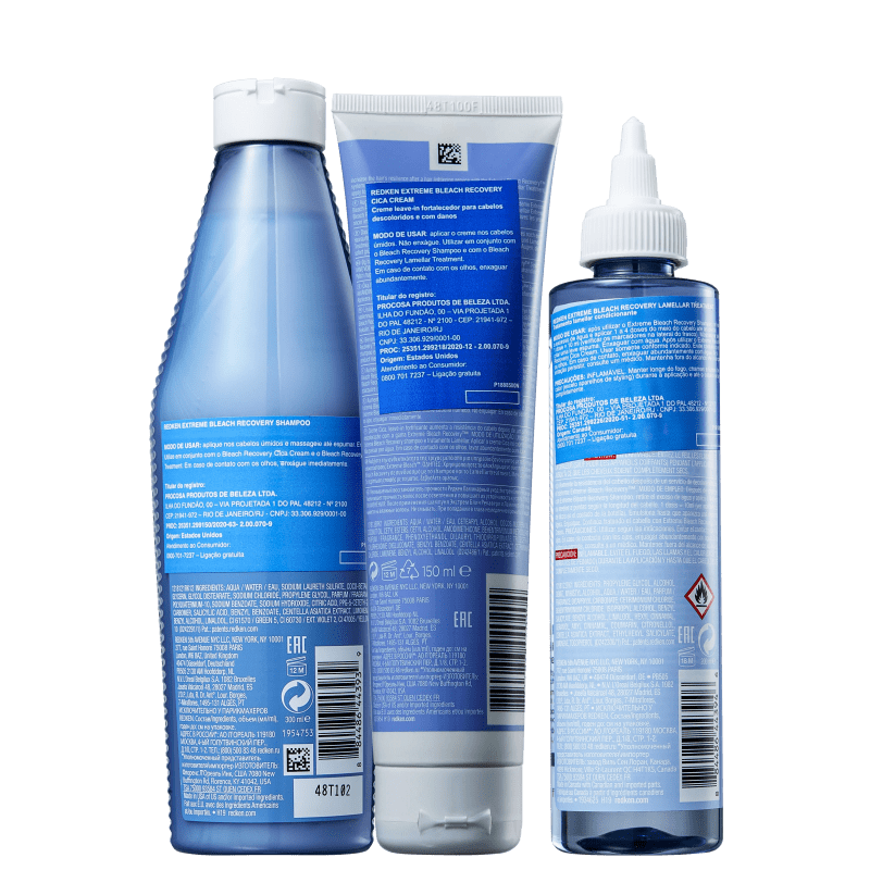 Kit Redken Extreme Bleach Recovery Trio (3 Produtos)