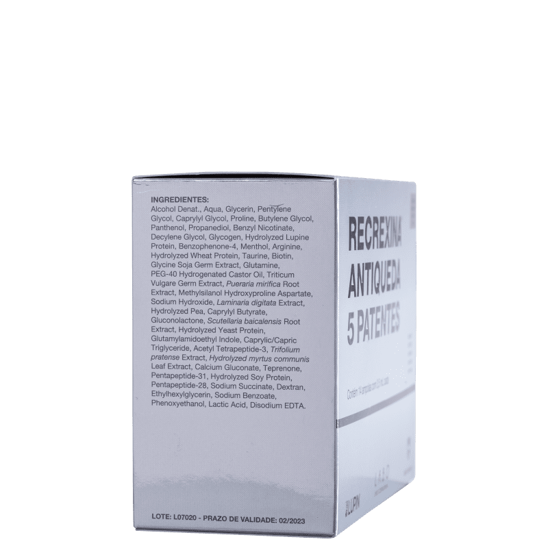 Recrexina Antiqueda 5 Patentes - Ampola Capilar 14x3,5ml