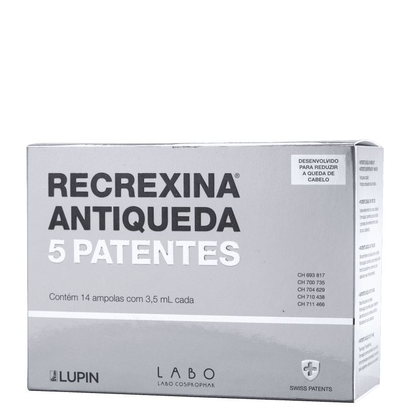 Recrexina Antiqueda 5 Patentes - Ampola Capilar 14x3,5ml