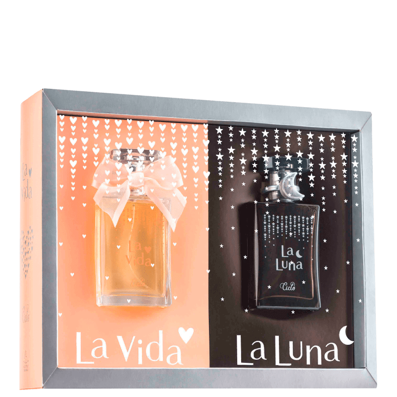 Conjunto La Luna + La Vida Ciclo Cosméticos Feminino - Deo Colônia 2x50ml Menor preço em Conjunto La Luna + La Vida Ciclo Cosméticos Feminino - Deo Colônia 2x50ml