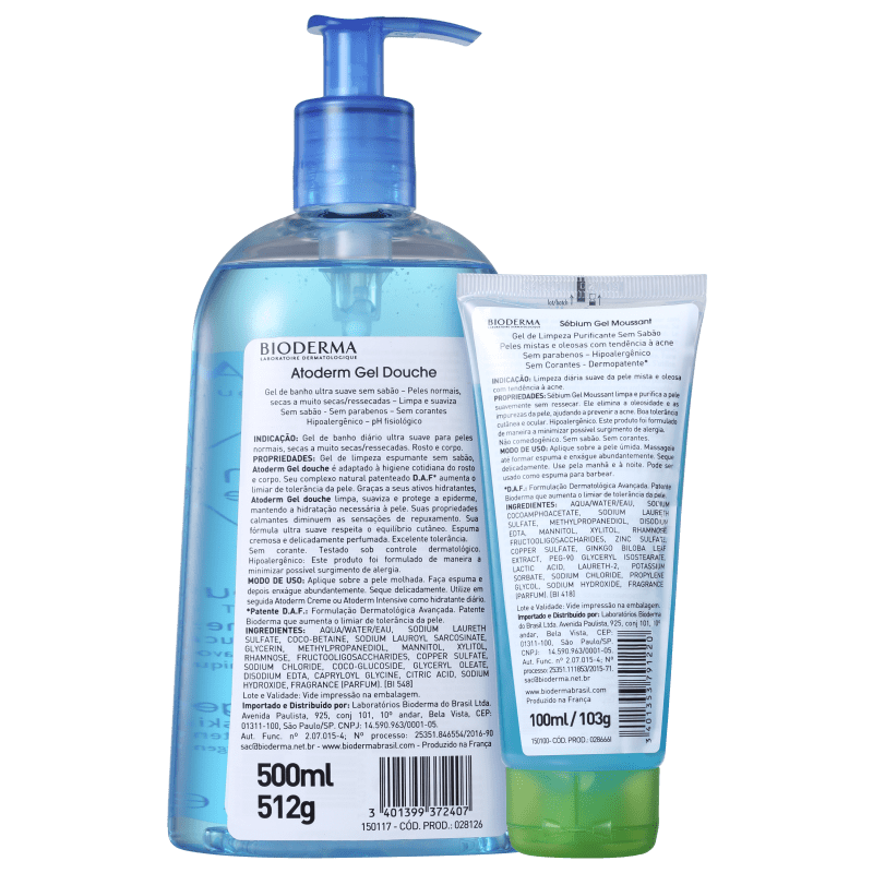 Kit Bioderma Atoderm Sébium (2 Produtos)