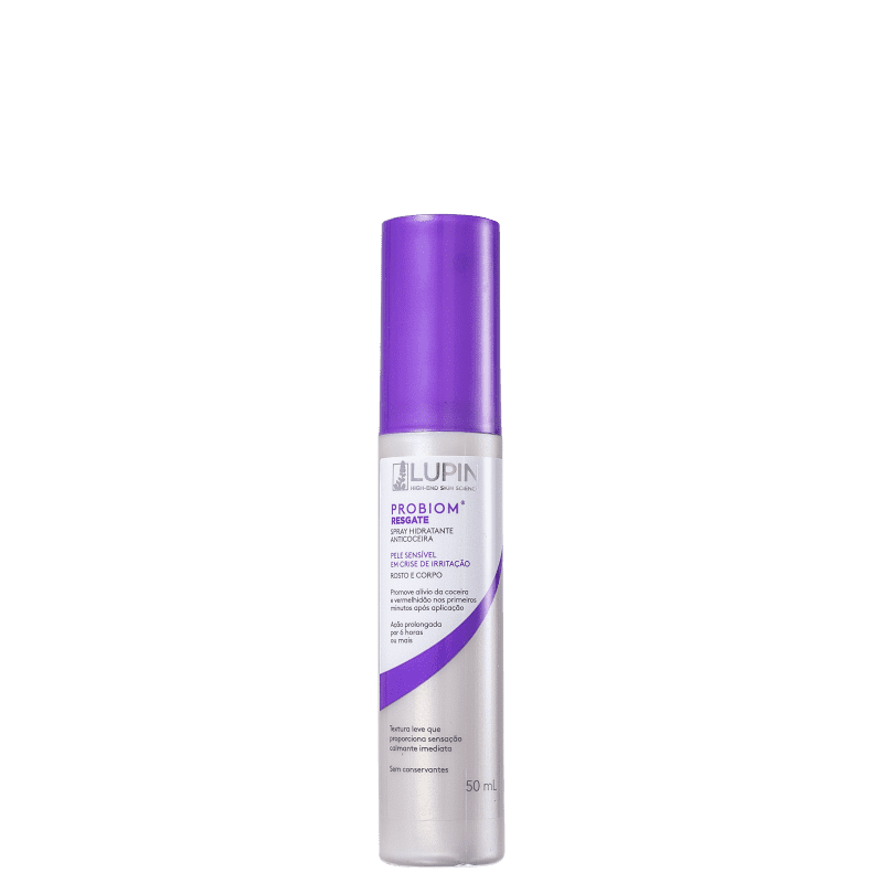 Lupin Probiom Resgate Corpo e Rosto - Hidratante em Spray 50ml