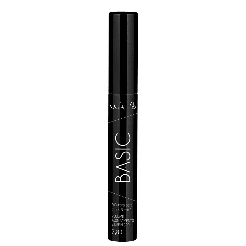 Vult Basic 3 em 1 Preto - Máscara para Cílios 7,8g