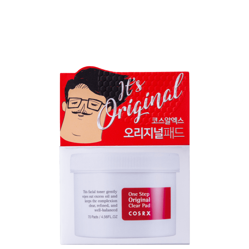 Cosrx One Step Original Clear Pad - Lenço de Limpeza Facial (70 Unidades)