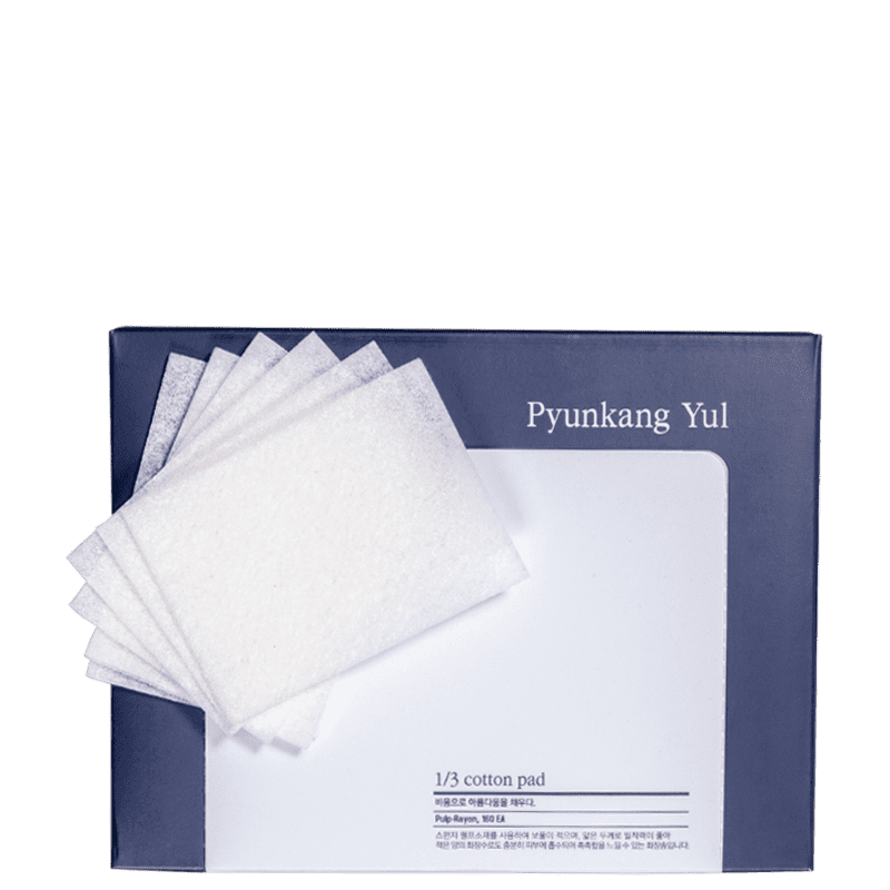 Pyunkang Yul 1/3 Cotton Pad - Lenço de Limpeza (160 Unidades)