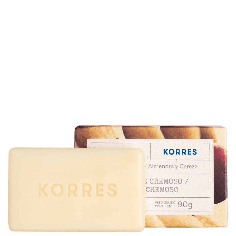 Korres Cereja & Amêndoa Cremoso - Sabonete em Barra 90g