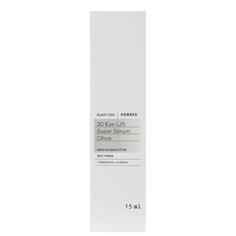 Korres Black Pine 3D Super Sérum para Olhos - Firmeza + Preenchimento – 15ml