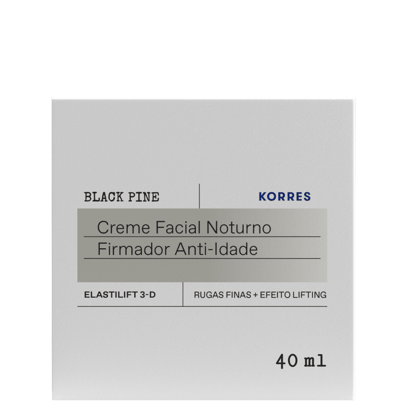 Korres Black Pine Creme Facial Noturno Firmador – 40ml