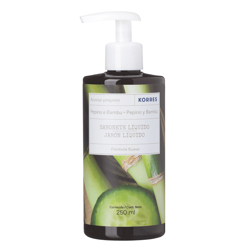 Sabonete Liquido Korres Pepino E Bambu Beleza Na Web