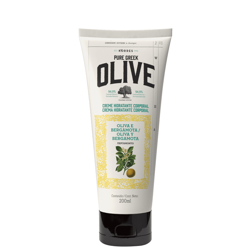 Korres Oliva e Bergamota Creme Desodorante Hidratante Corporal - 200ml