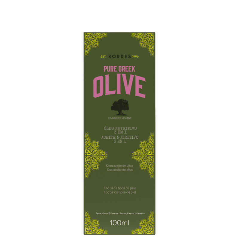 Korres Pure Greek Olive 3 em 1 - Óleo Multifuncional 100ml
