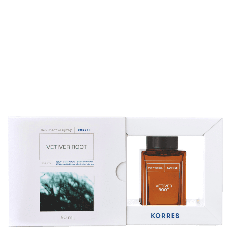 Perfume Vetiver Root Green Tea Cedarwood Korres Beleza na 