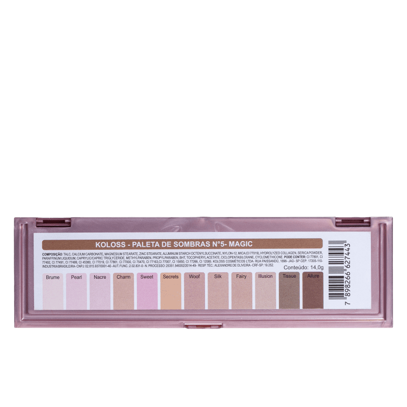 Koloss Make Up 05 Magic - Paleta de Sombras 14g