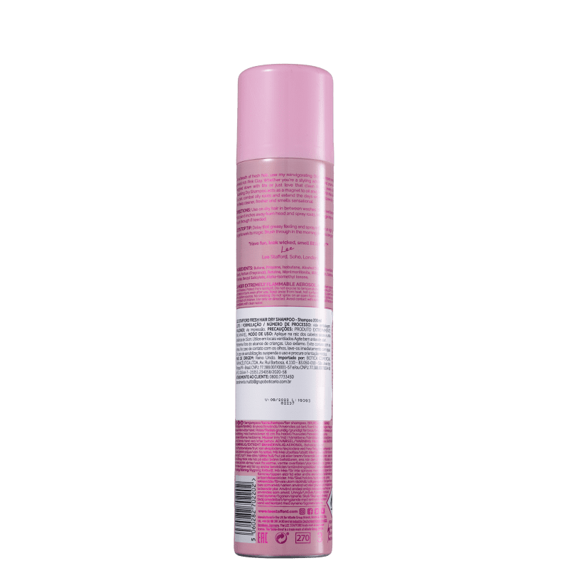 Lee Stafford Fresh Hair - Shampoo a Seco 200ml
