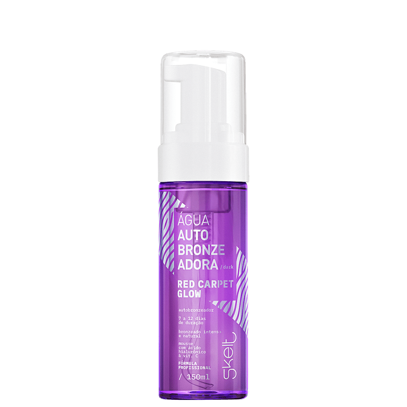 Skelt Red Carpet Glow Dark - Água Autobronzeadora Corporal 150ml