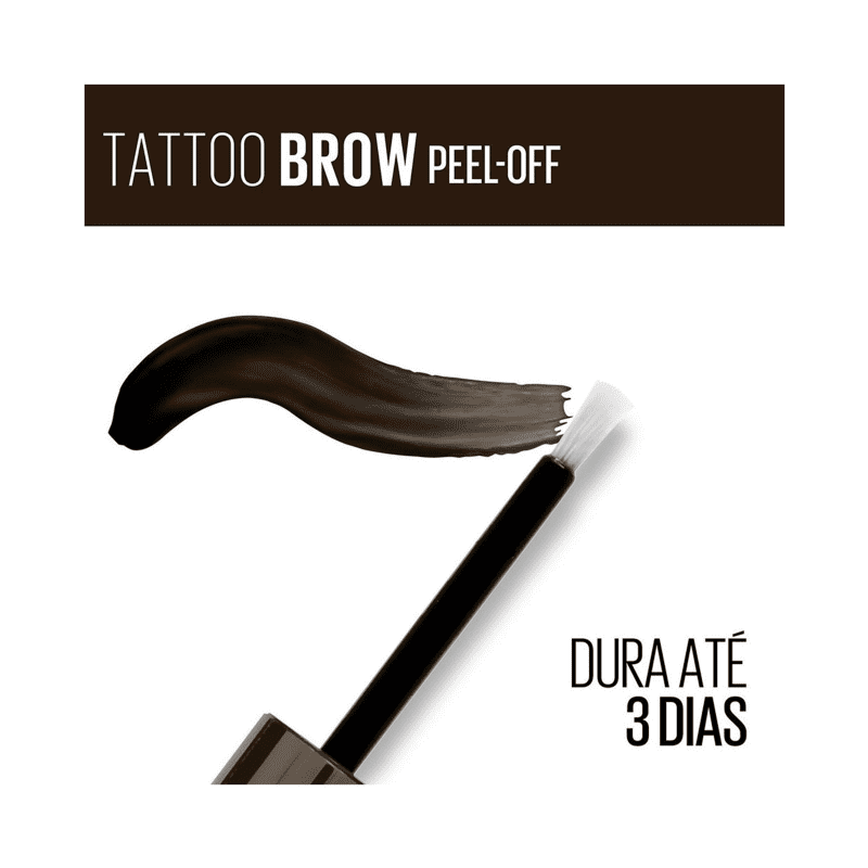Maybelline Tattoo Brow Easy Peel Off Tint Medium - Gel para Sobrancelha 4,6g