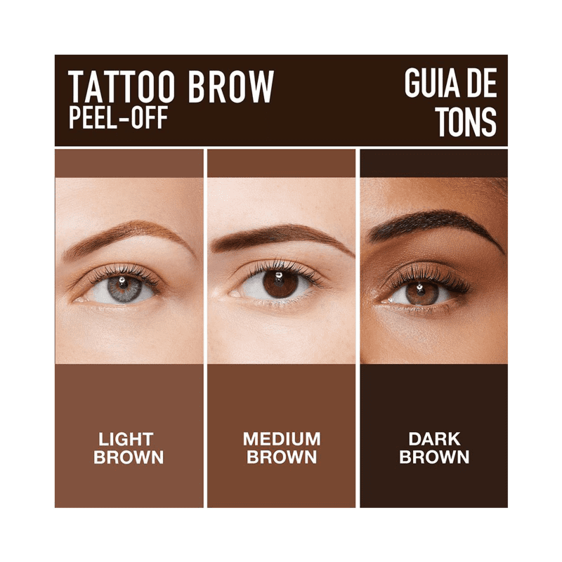Maybelline Tattoo Brow Easy Peel Off Tint Medium - Gel para Sobrancelha 4,6g