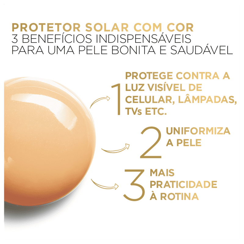 L'Oréal Paris UV Defender Antioleosidade FPS 60 Clara - Protetor Solar Facial 40g