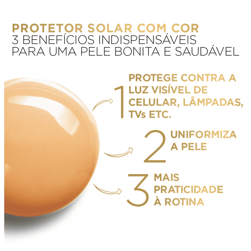 L'Oréal Paris UV Defender Antioleosidade FPS 60 Média - Protetor Solar Facial 40g