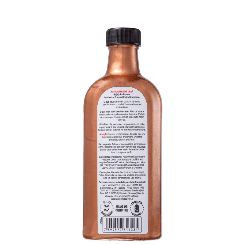 Lola Cosmetics Be(M)dito Bronze - Iluminador Corporal 200ml