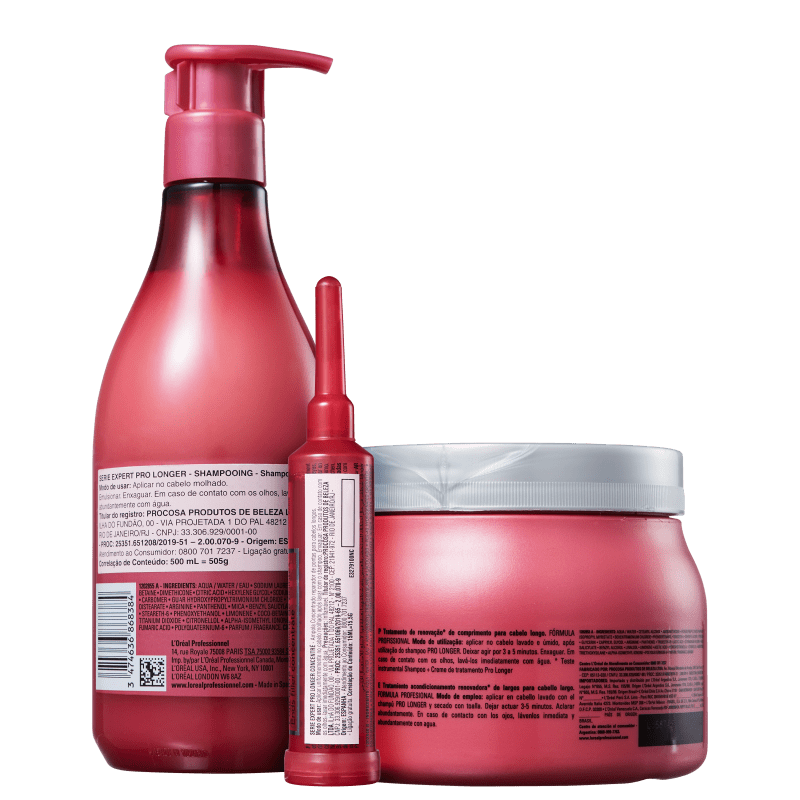 Kit L'Oréal Professionnel Serie Expert Pro Longer (3 Produtos)