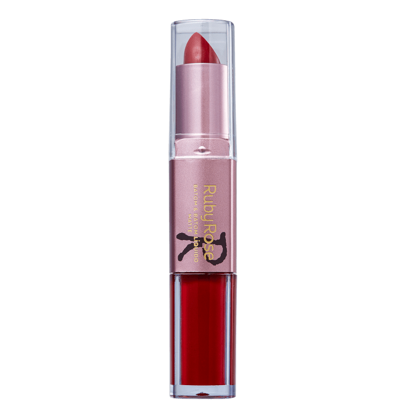 Ruby Rose Duo Matte 361 - Batom 6,6g Menor preço em Ruby Rose Duo Matte 361 - Batom 6,6g