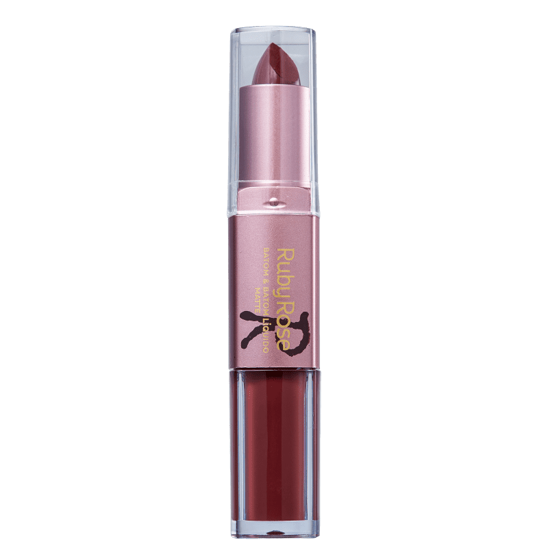 Ruby Rose Duo Matte 366 - Batom 6,6g Menor preço em Ruby Rose Duo Matte 366 - Batom 6,6g