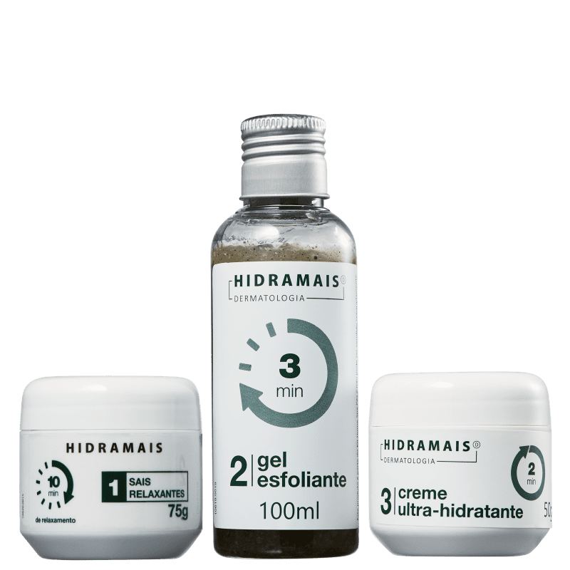 Kit Hidramais Home Spa Pés (3 Produtos) Menor preço em Kit Hidramais Home Spa Pés (3 Produtos)