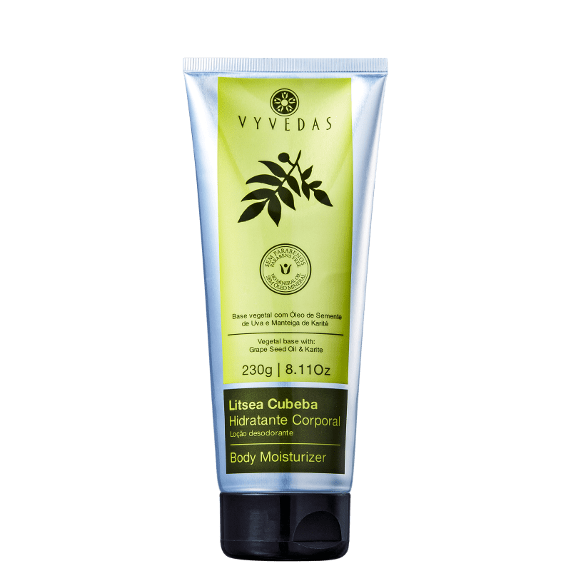 Vyvedas Litsea Cubeba - Hidratante Corporal 230g