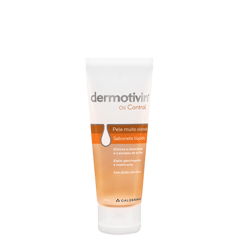 Dermotivin Oil Control - Sabonete Líquido Facial 70ml Menor preço em Dermotivin Oil Control - Sabonete Líquido Facial 70ml