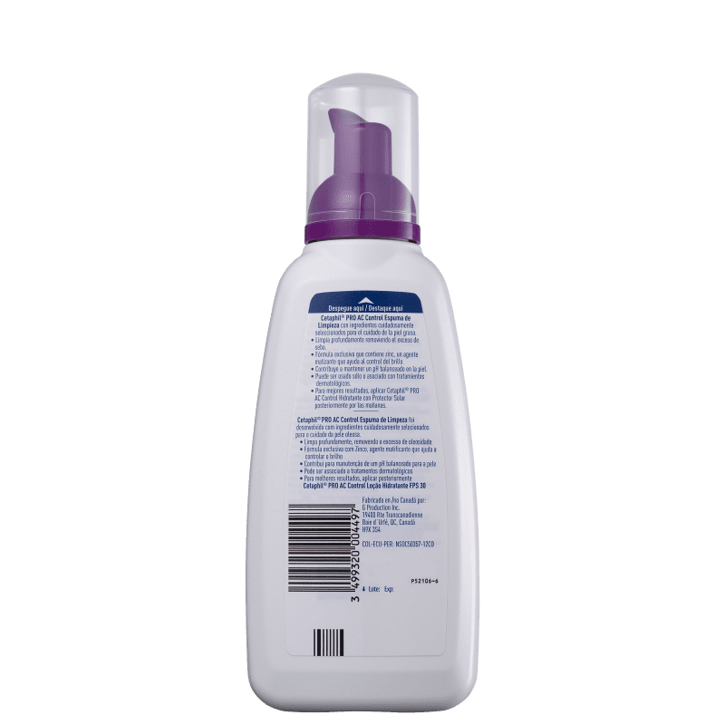 Cetaphil Pro AC Control - Espuma de Limpeza Facial 236ml