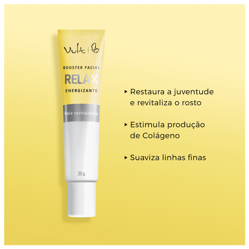 Vult Booster Facial Relax Energizante - Anti-Idade 20g