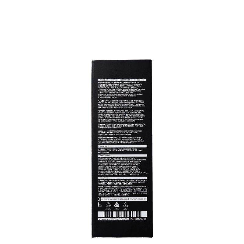 Base Mousse BEYOUNG Color Second Skin 10N 30g