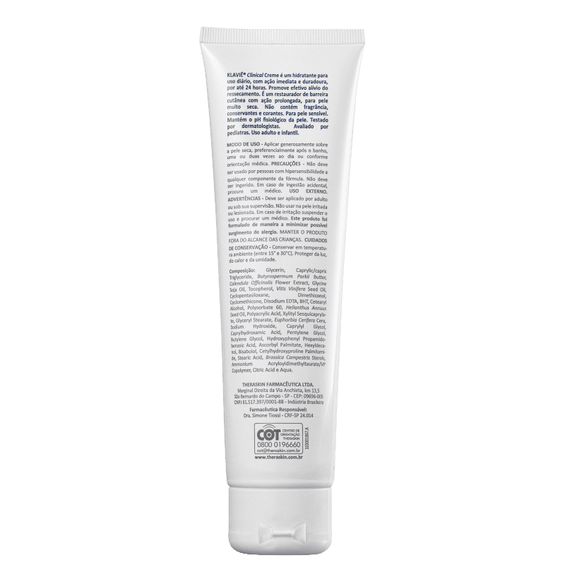 TheraSkin Klaviê Clinical - Creme Hidratante 150g