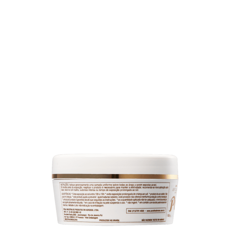 Parafina Bronze FPS8 - Creme Bronzeador 120g