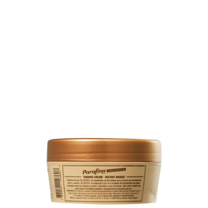 Parafina Bronze Veloster Acelerador de Bronzeado - Bronzeador 120g
