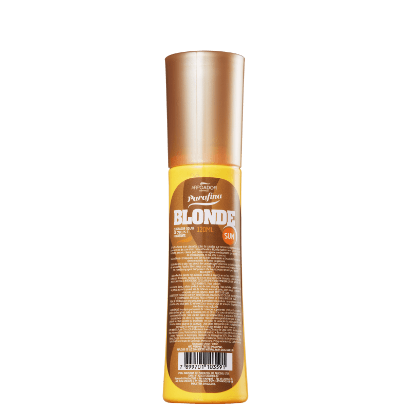 Parafina Bronze Blonde - Spray Clareador Termoativo 120ml