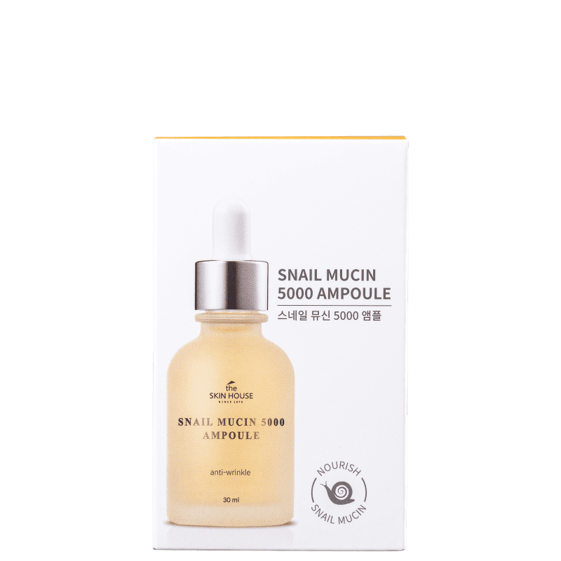 THE SKIN HOUSE Snail Mucin 5000 Ampoule - Sérum Facial 30ml