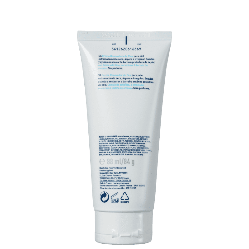 CeraVe SA Renewing - Creme para os Pés 89ml