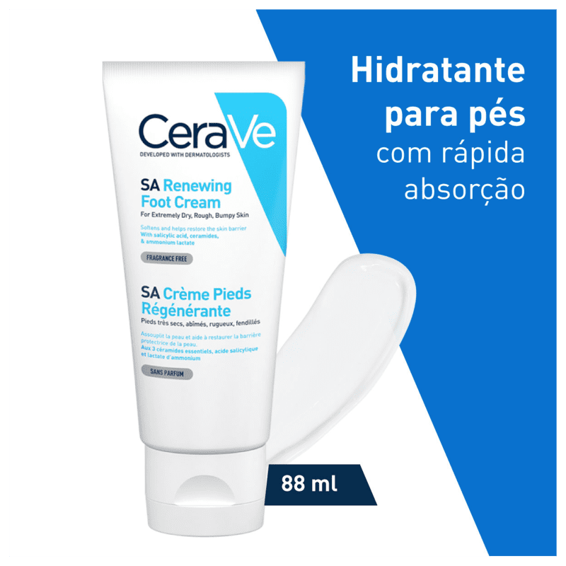 CeraVe SA Renewing - Creme para os Pés 89ml
