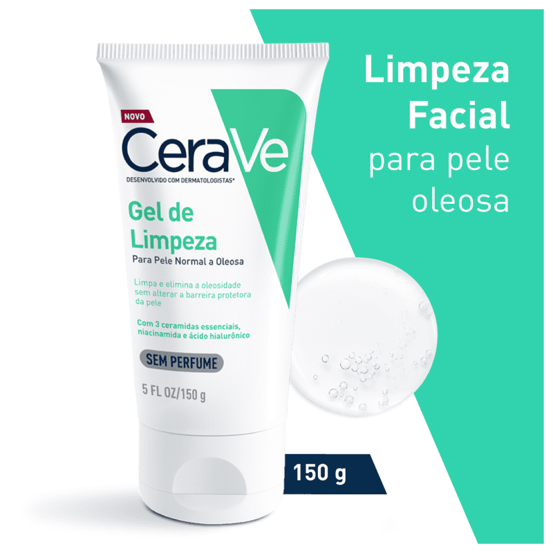 CeraVe Foaming Cleanser - Gel de Limpeza Facial 150g