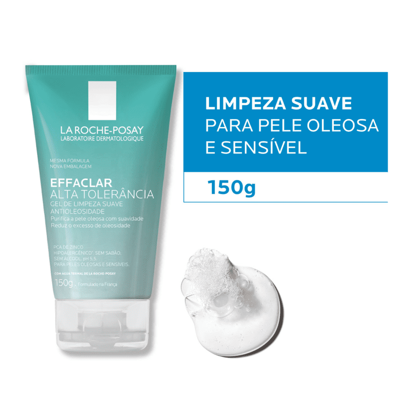 La Roche-Posay Effaclar Alta Tolerância - Gel de Limpeza Facial 150g