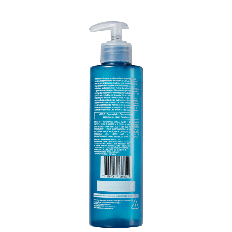 La Roche-Posay Effaclar Concentrado - Gel de Limpeza Facial 300g