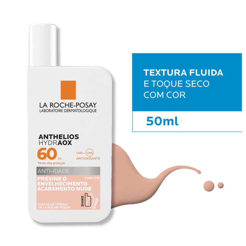 La Roche-Posay Anthelios Hydraox FPS60 - Protetor Solar com Cor 50ml