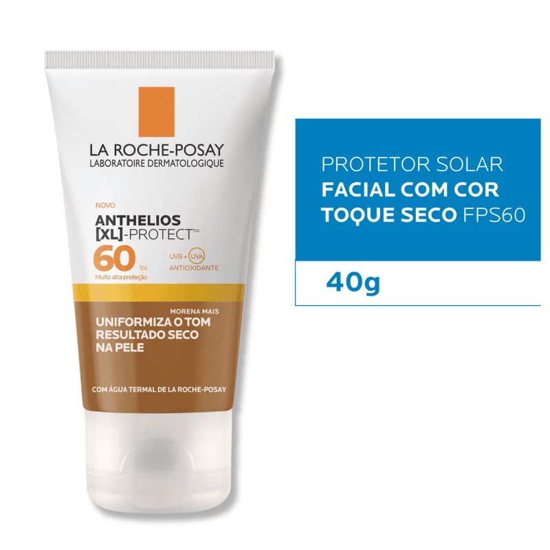 La Roche-Posay Anthelios XLProtect FPS60 Morena+ - Protetor Solar com Cor 40g