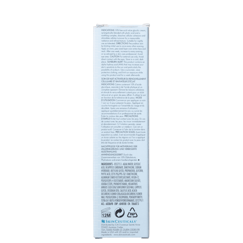 SkinCeuticals Glycolic 10 Renew Overnight - Anti-Idade Noturno 50ml