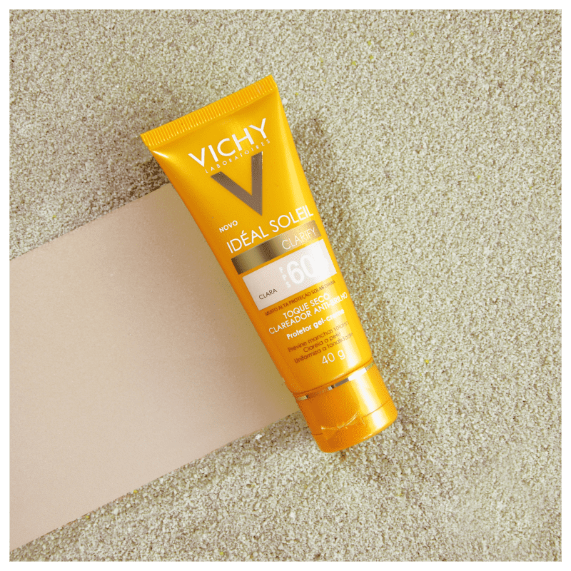 Vichy Idéal Soleil Clarify FPS 60 Clara - Protetor Solar com Cor 40g