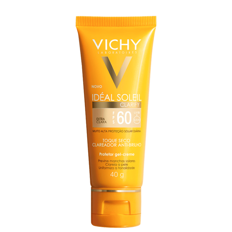 Vichy Idéal Soleil Clarify FPS 60 Extra Clara - Protetor Solar com Cor 40g