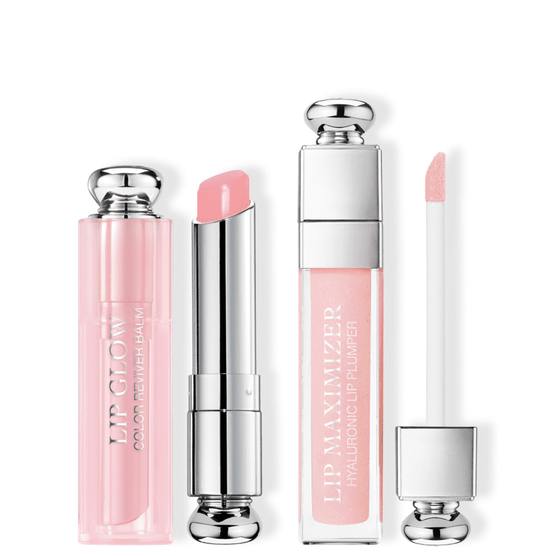 Kit Dior Maximizer Lip Glow Duo 001 Pink (2 Produtos)