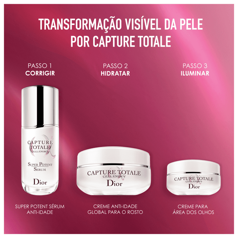 Kit Dior Care Capture Totale (3 Produtos)